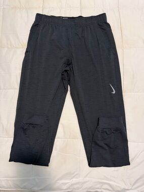Nike Yoga Black Patterned Joggers